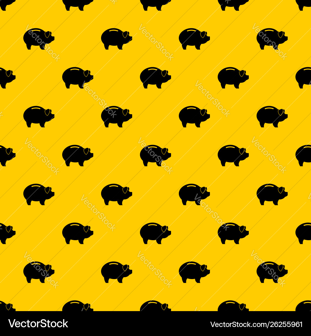 Piggy pattern Piggy pattern vector image