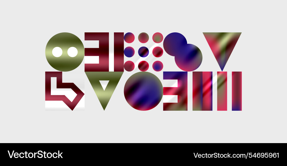 Triangles circles squares rectangles design Triangles circles squares rectangles design Vector Image