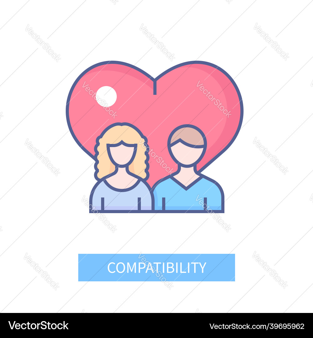Compatibility - modern colorful line design style Compatibility - modern colorful line design style vector image