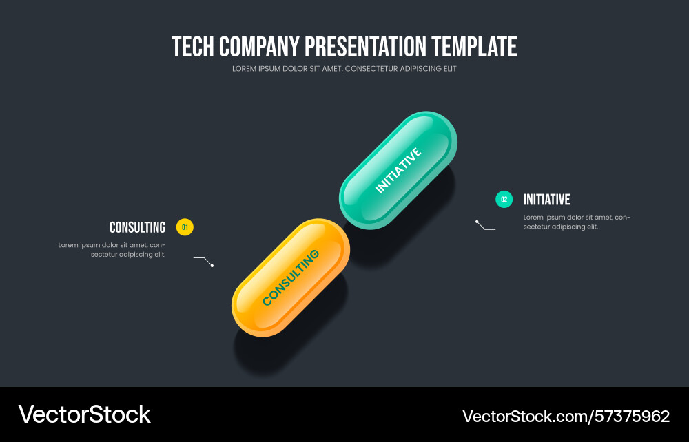 Digital showcase presentation design visual Vector Image