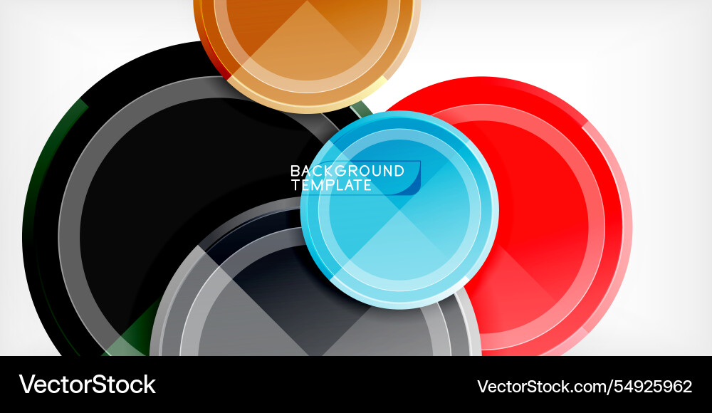 Minimal geometric abstract background circle Minimal geometric abstract background circle Vector Image