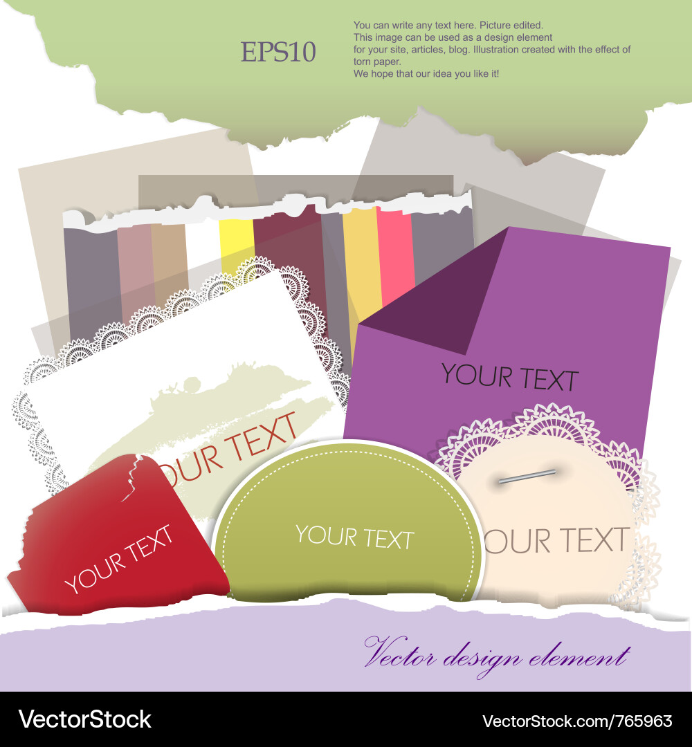 Colorful bubbles for speech Royalty Free Vector Image