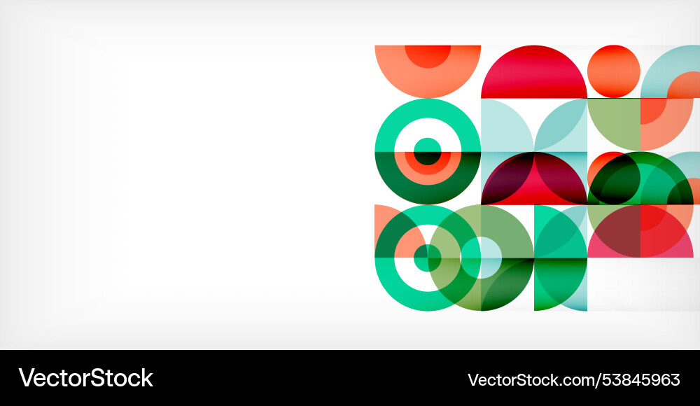 Minimal geometric abstract background circle Minimal geometric abstract background circle Vector Image