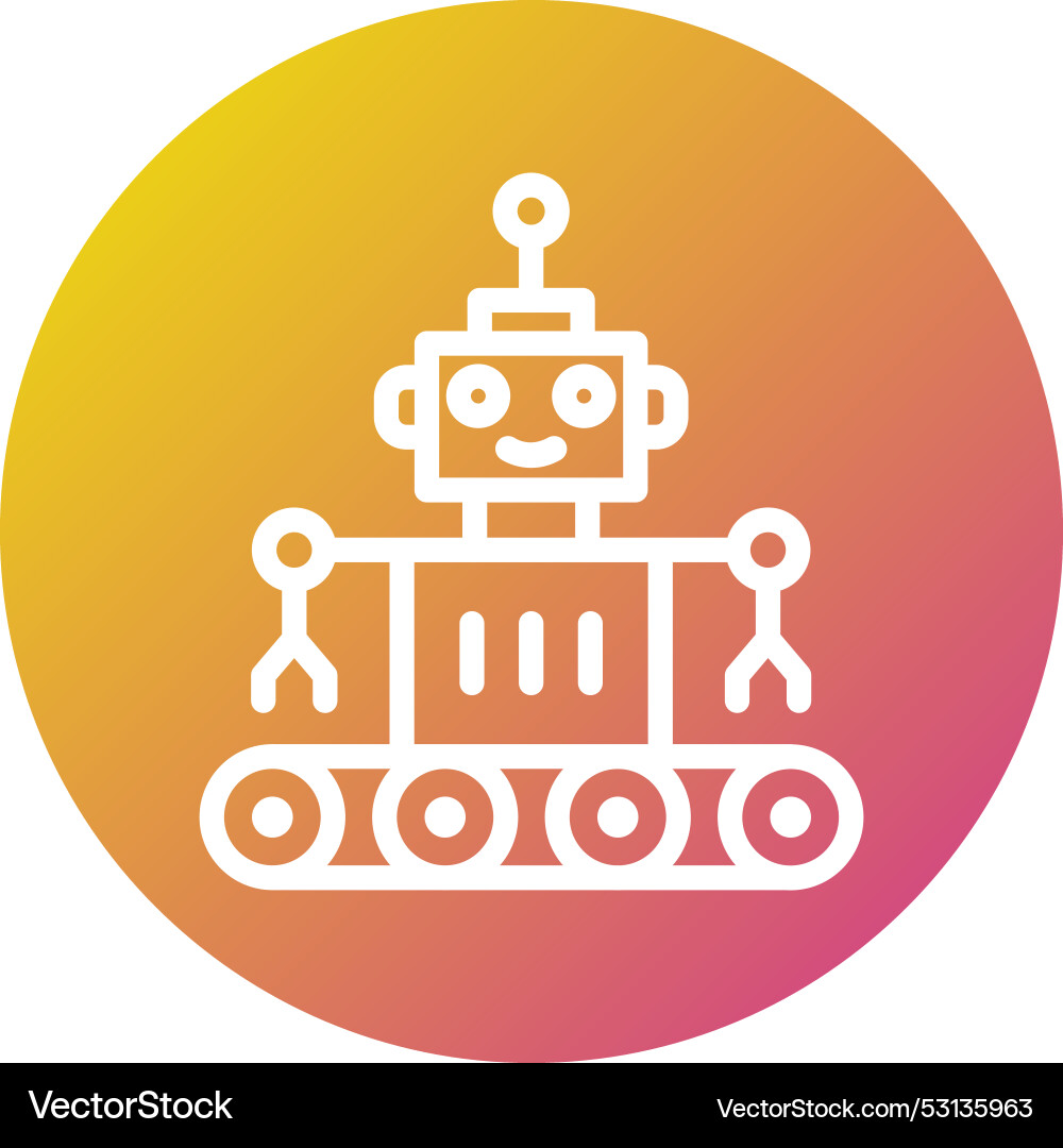 Robot icon design Vector Image