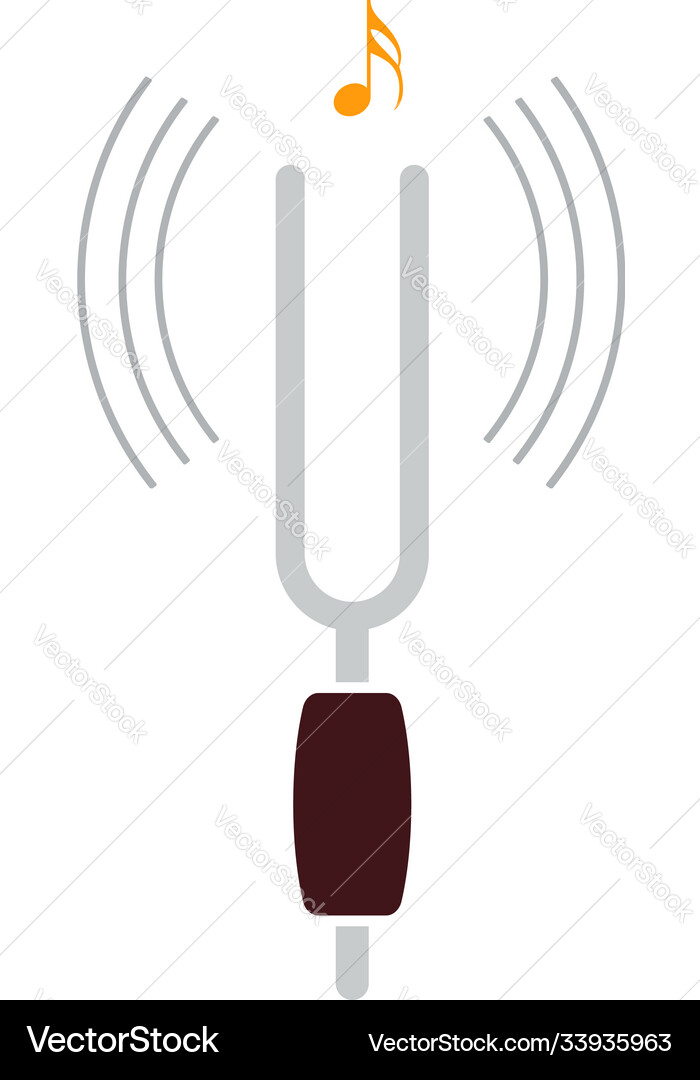 Tuning fork icon Vector Image