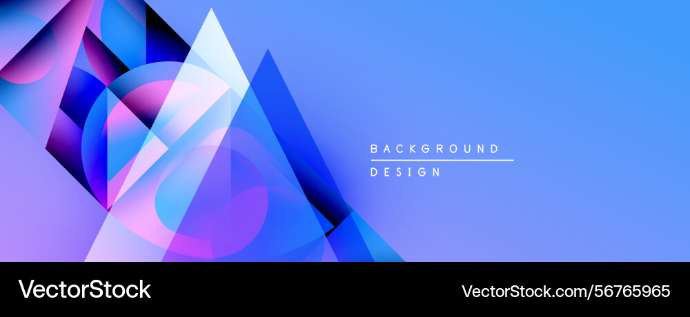 Abstract geometric shapes overlap creating Abstract geometric shapes overlap creating vector image
