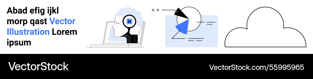 Abstract visual elements showcasing data analysis Abstract visual elements showcasing data analysis vector image