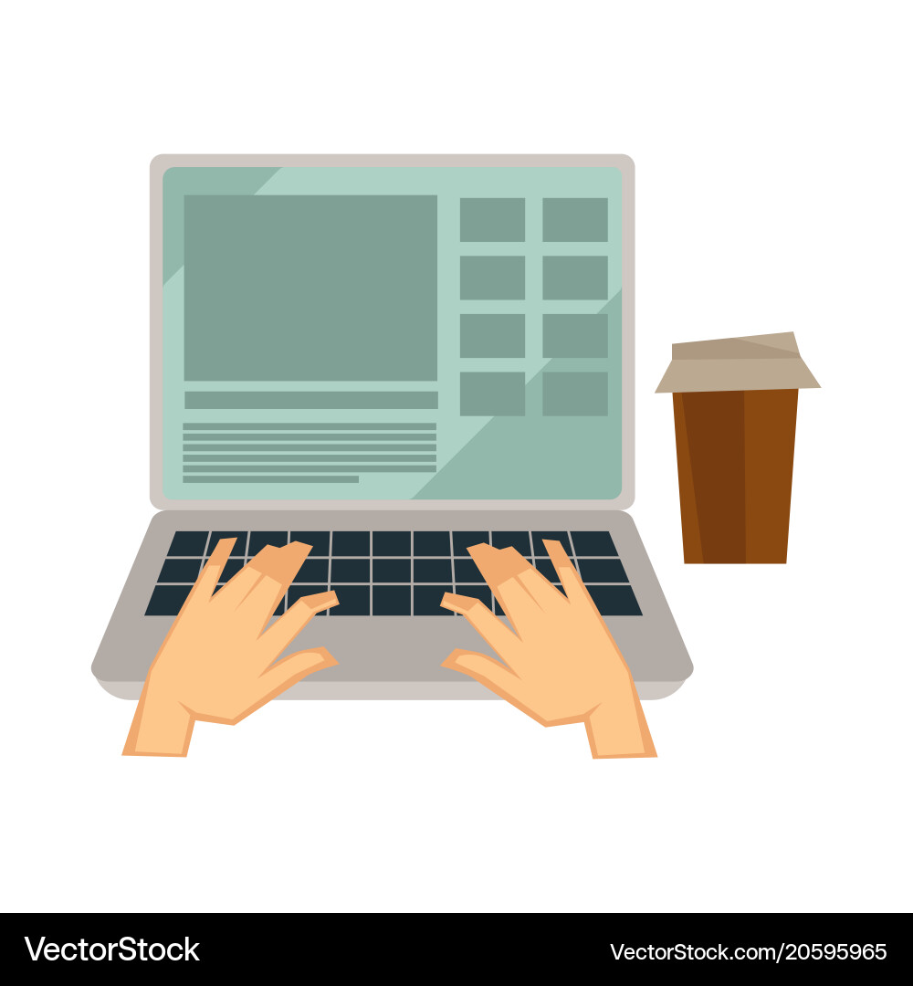 Blogger or vlogger user computer icons vector image