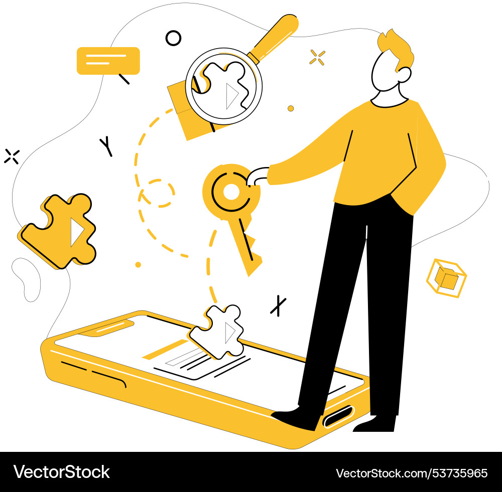 Structured thinking logical mindset and knowledge Structured thinking logical mindset and knowledge vector image