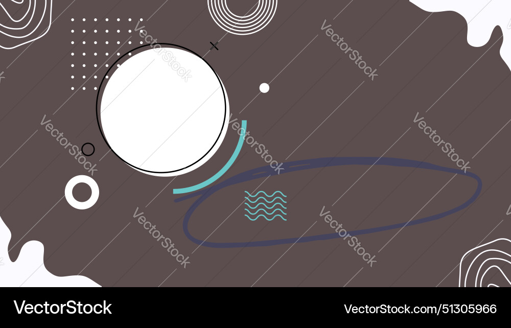 Seamless pattern abstract background with shapes vector image