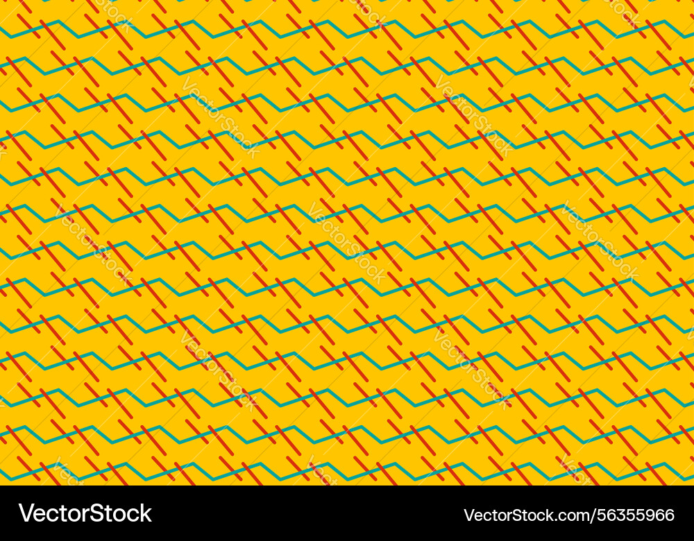 Seamless pattern with line on a yellow background Seamless pattern with line on a yellow background Vector Image