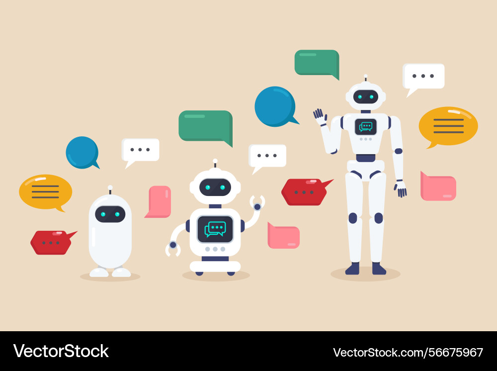 Answer questions with machine learning or ai Answer questions with machine learning or ai vector image