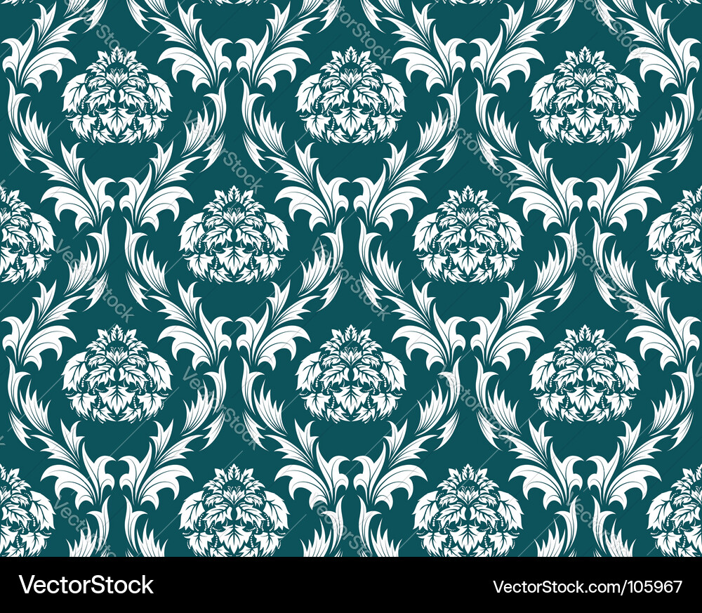 Damask pattern Vector Image