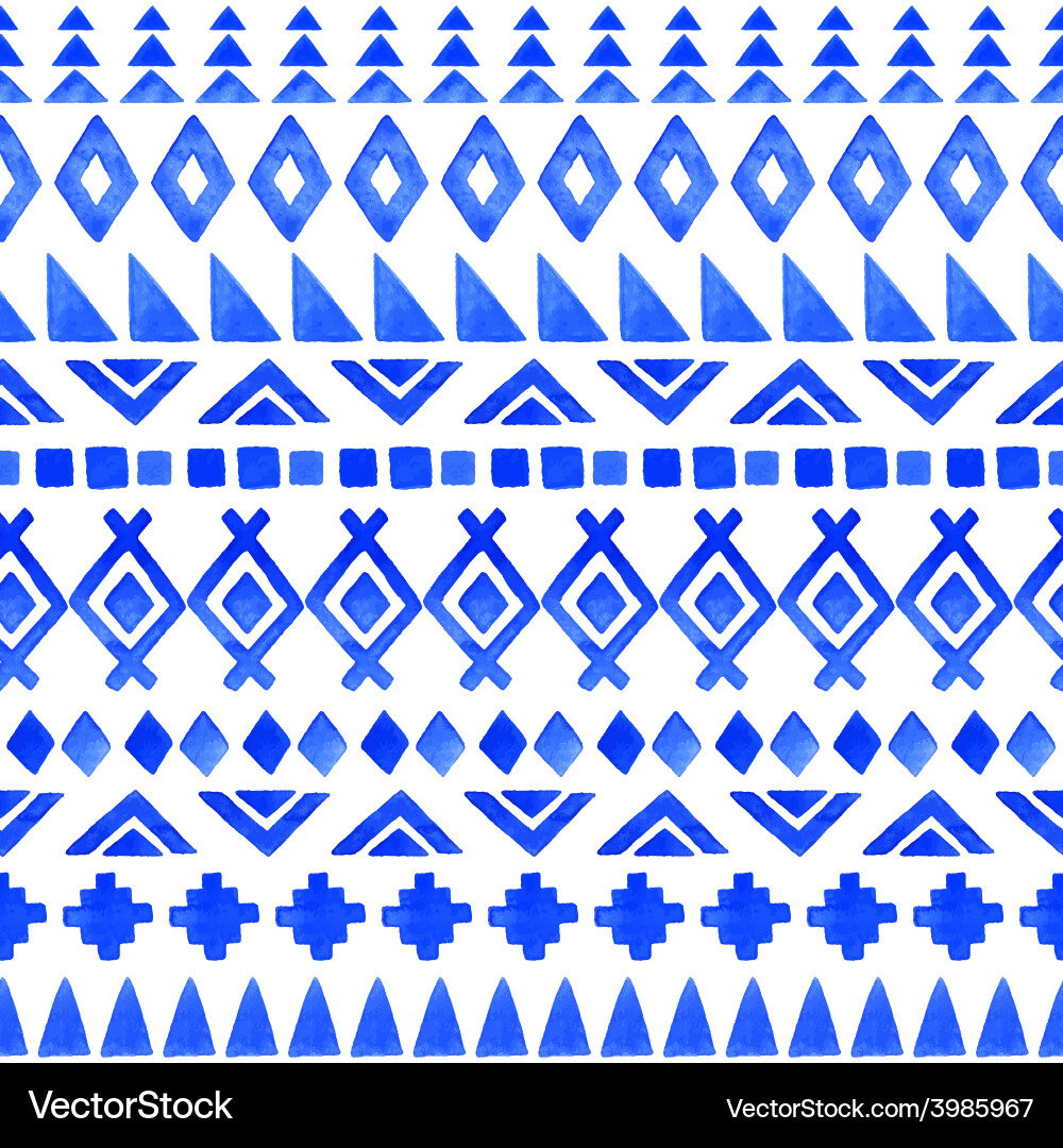 Seamless aztec pattern Royalty Free Vector Image