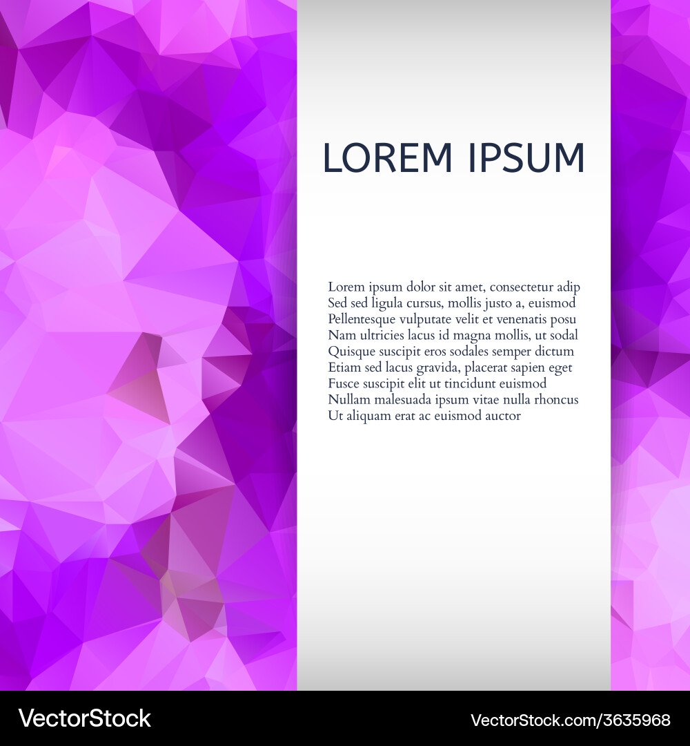 Abstract colorful triangles background Vector Image