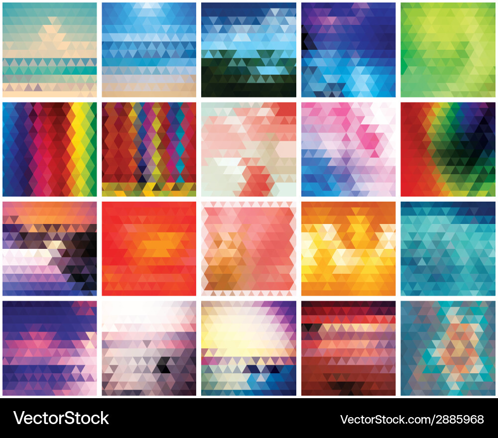 Abstract geometric colorful background pattern vector image