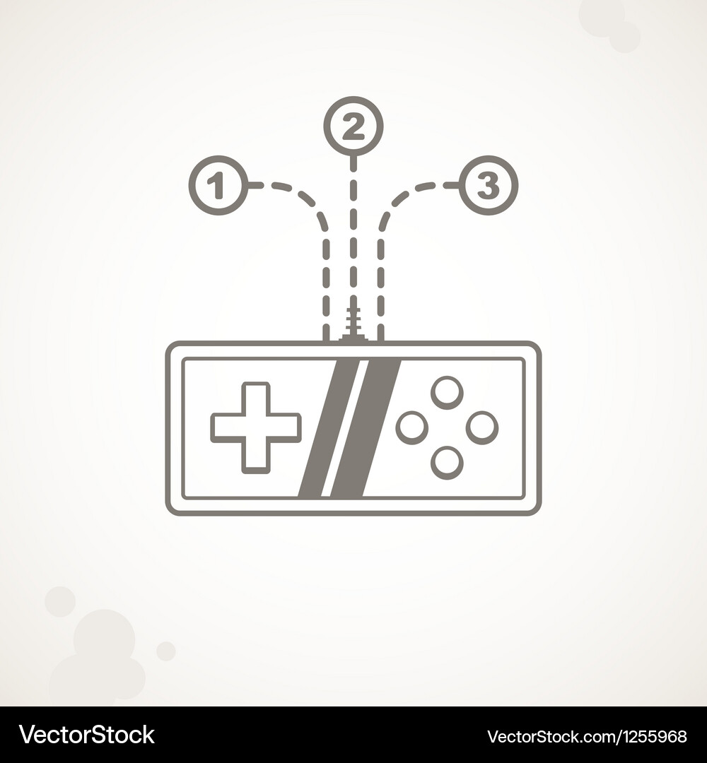 Components of a successful game Vector Image
