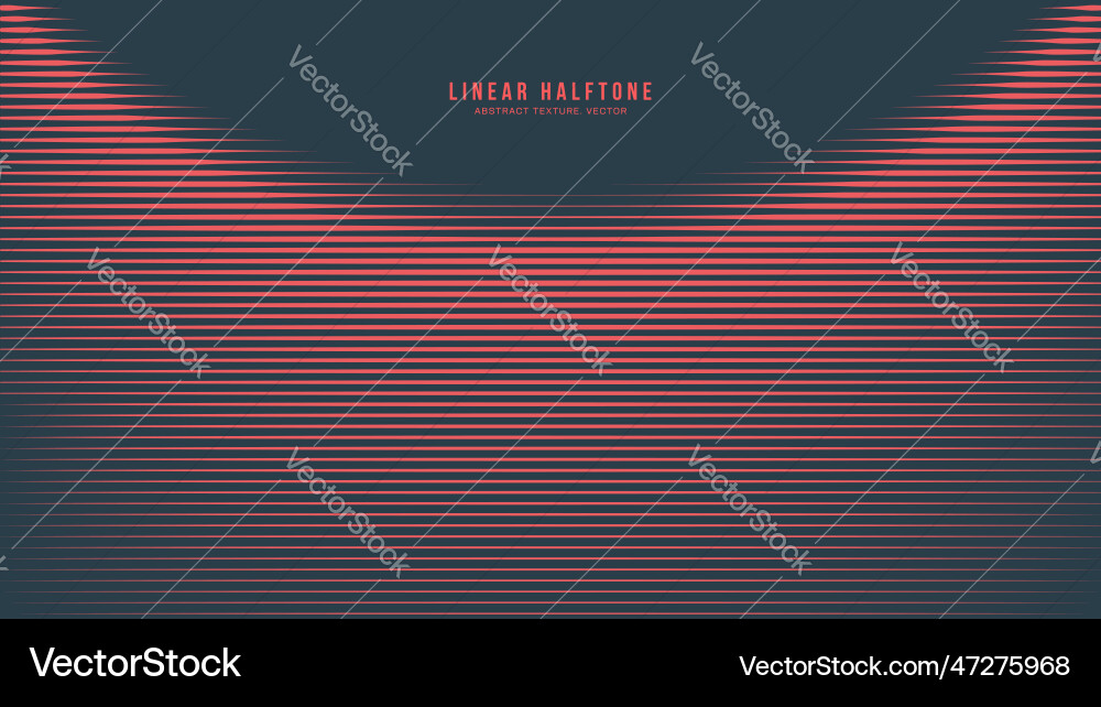 Linear half tone pattern semicircle border red Linear half tone pattern semicircle border red vector image