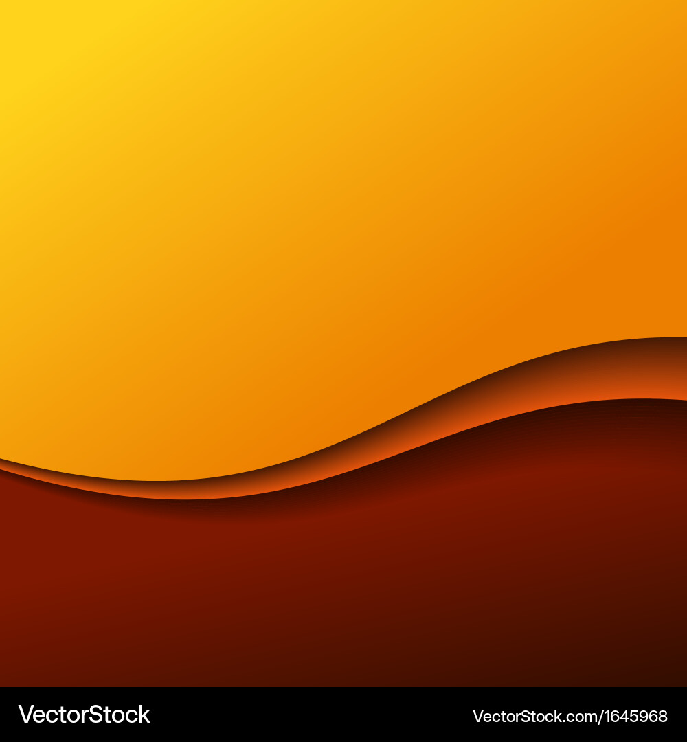 Red and Orange Wave Background Vector Image