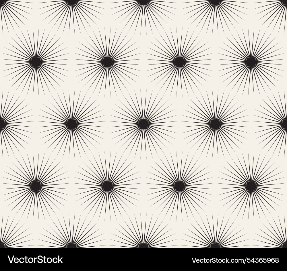 Seamless pattern repeating geometric elements vector image