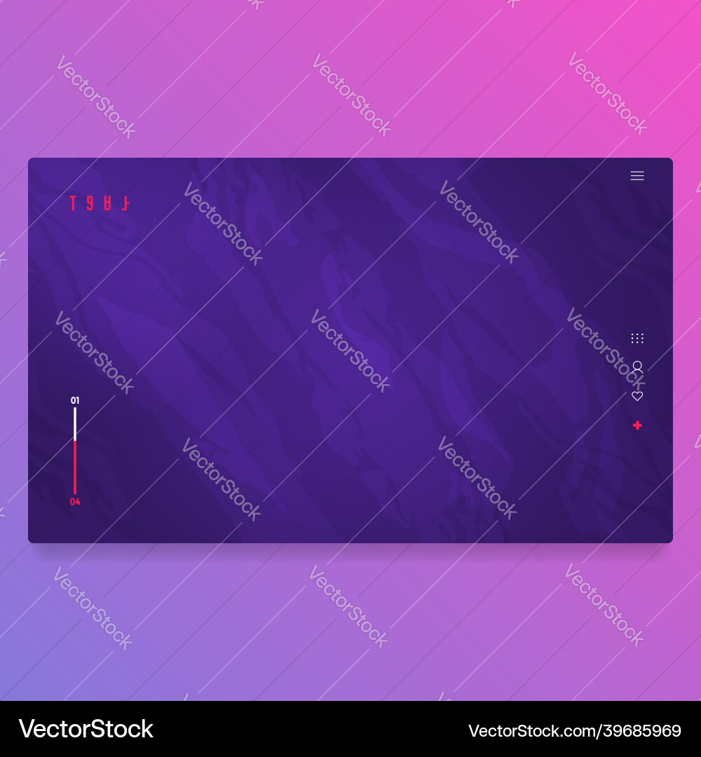 Abstract background landing page template design Abstract background landing page template design vector image