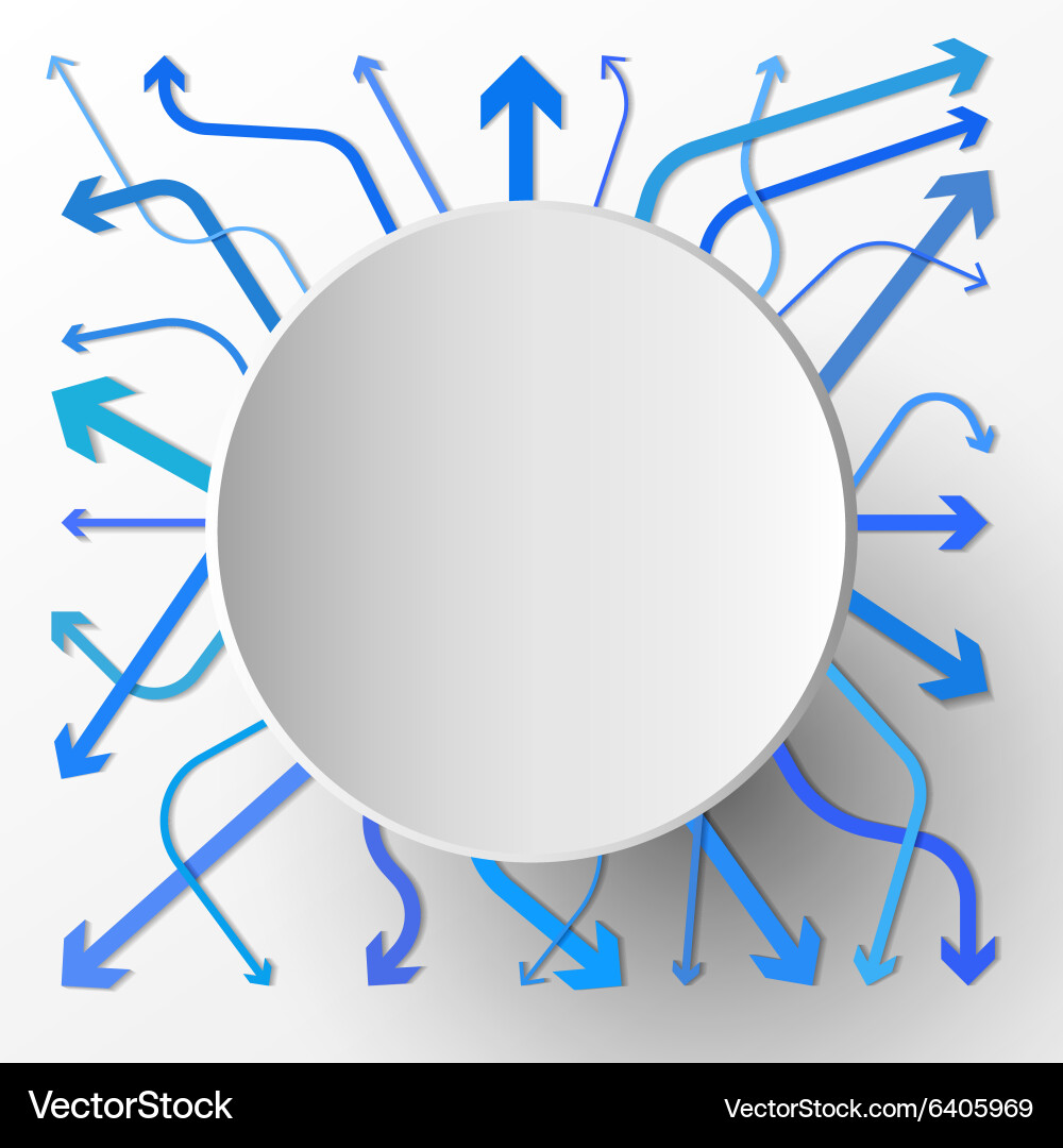 Button with arrows vector image
