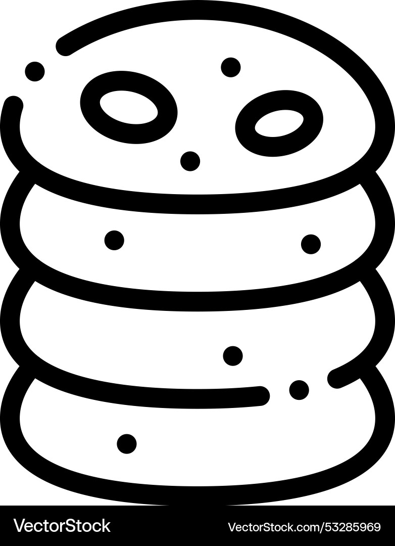 Dung icon thin linear style design isolated Dung icon thin linear style design isolated vector image