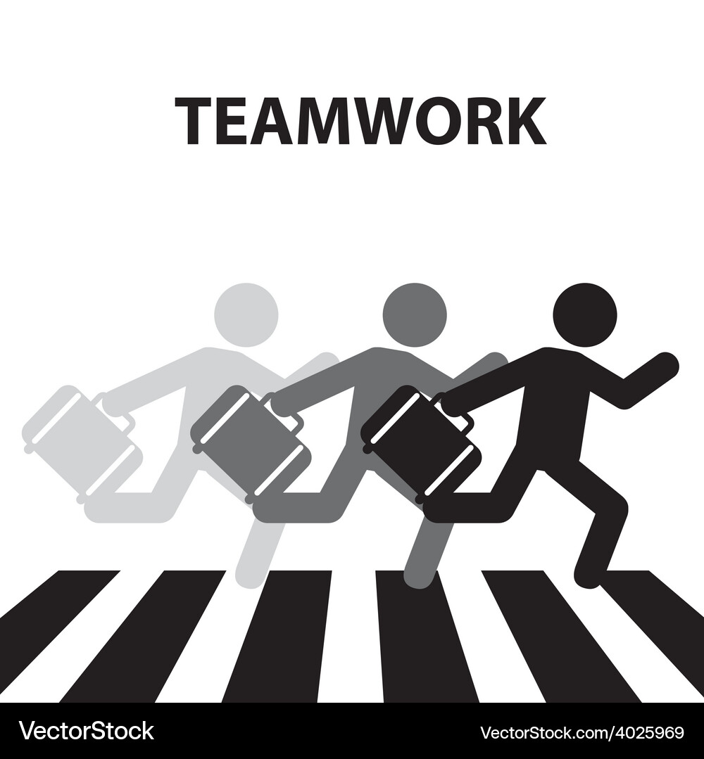 Dynamic Crosswalk - Speed & Progress Vector Image