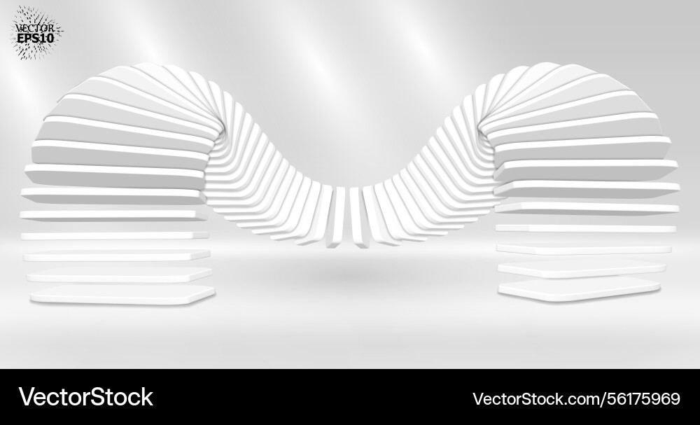 Helle 3d-Abstraktion mit einer Reihe von glatt Helle 3d-Abstraktion mit einer Reihe von glatt vektorbild