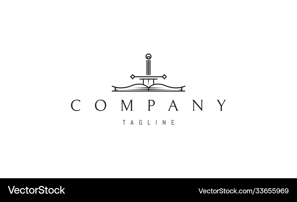 Logo on which an abstract image open Logo on which an abstract image open vector image