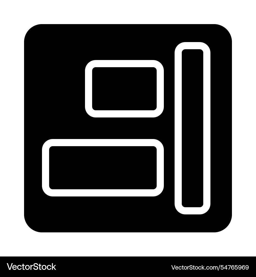 Website layout icon wireframe concept for web vector image