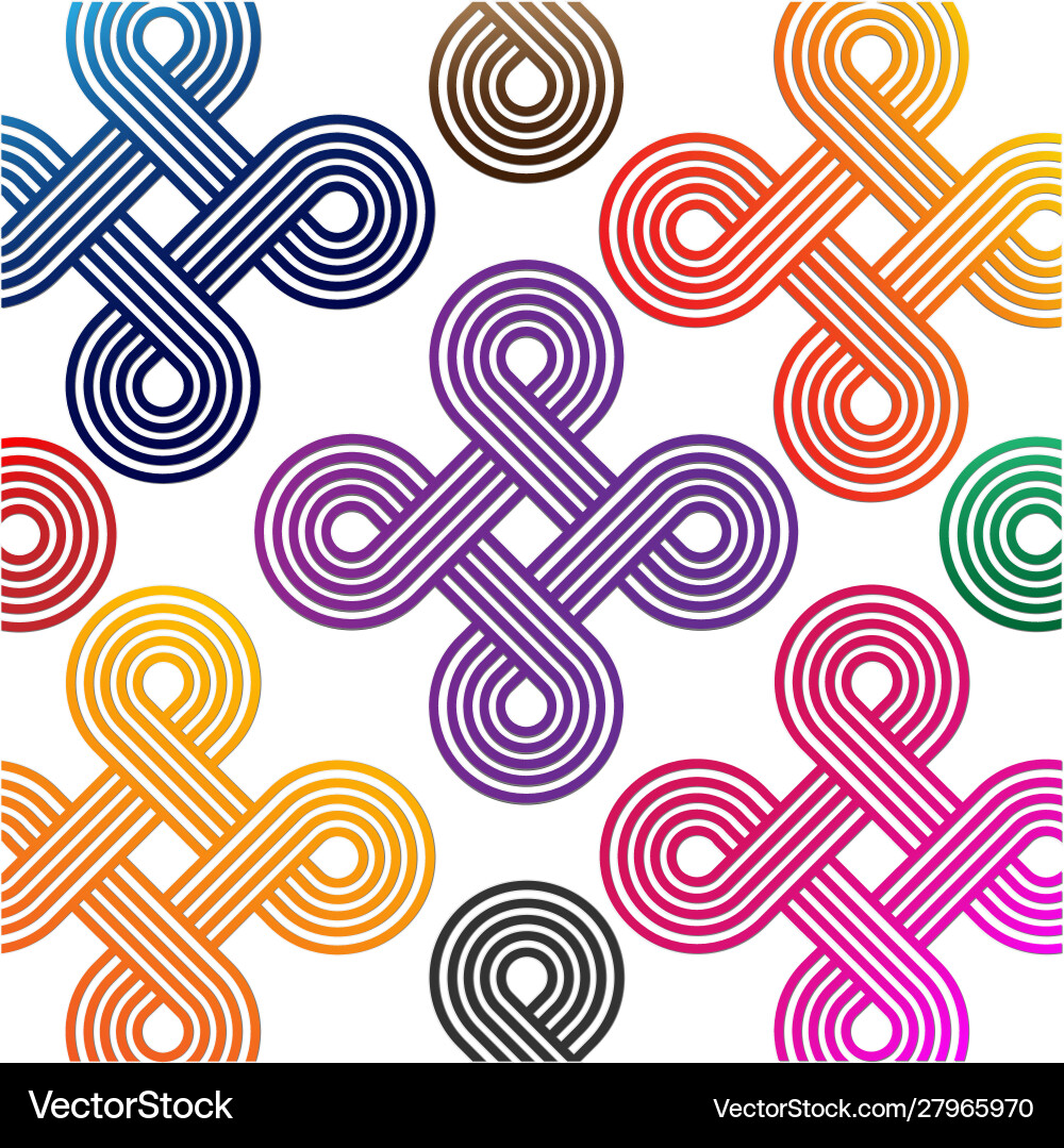 Endless Loop Pattern vector image