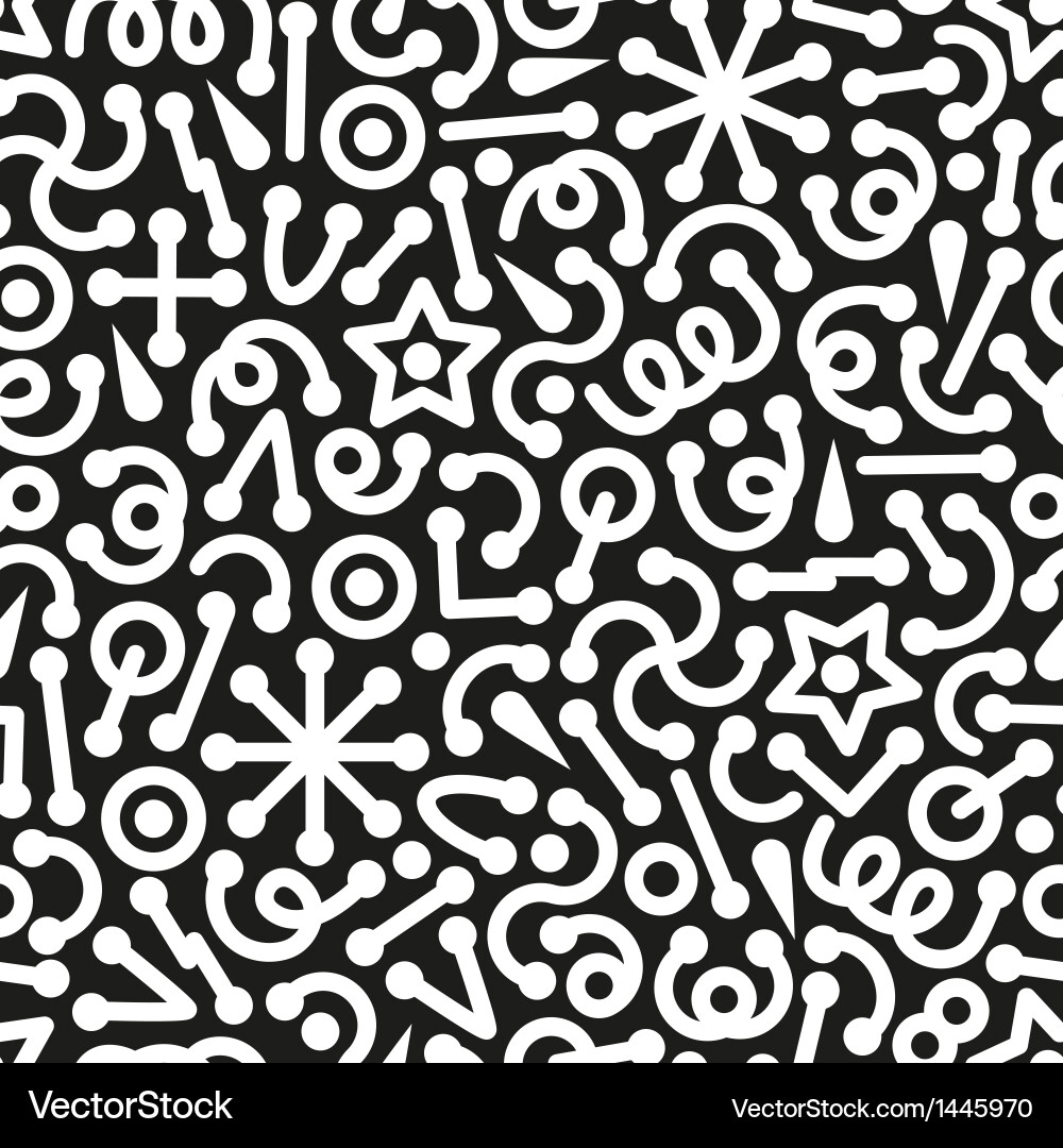 Interlocking Circles Pattern vector image