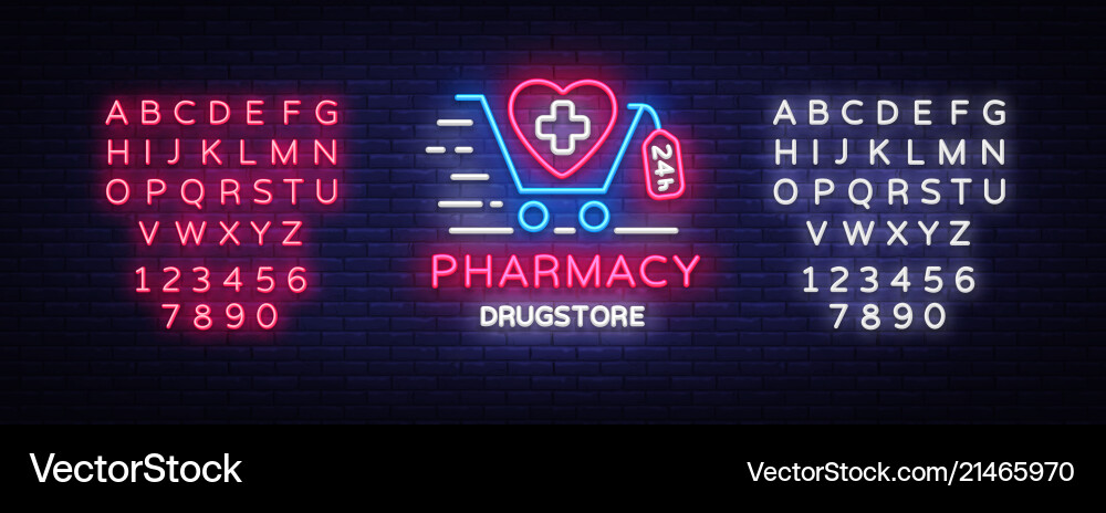 Pharmazie Neonschildkröte Pharmazie Neonschildkröte vektorbild
