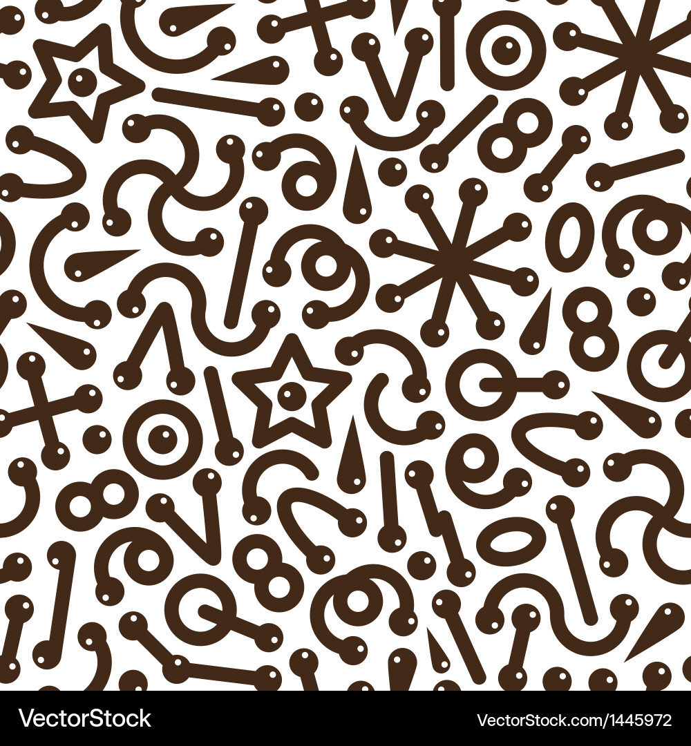 Connected Dots Pattern vector image