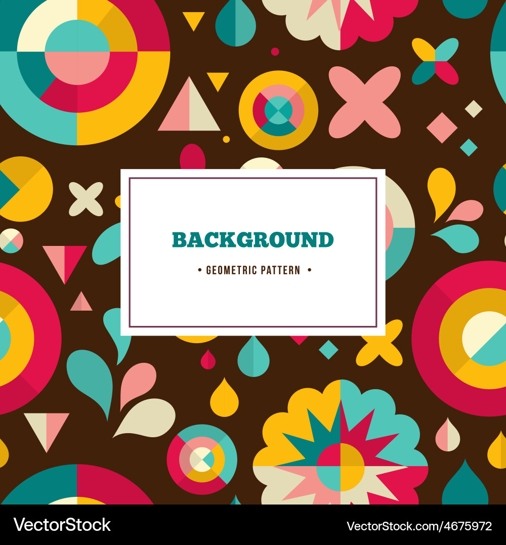 Geometric Abstract Pattern vector image