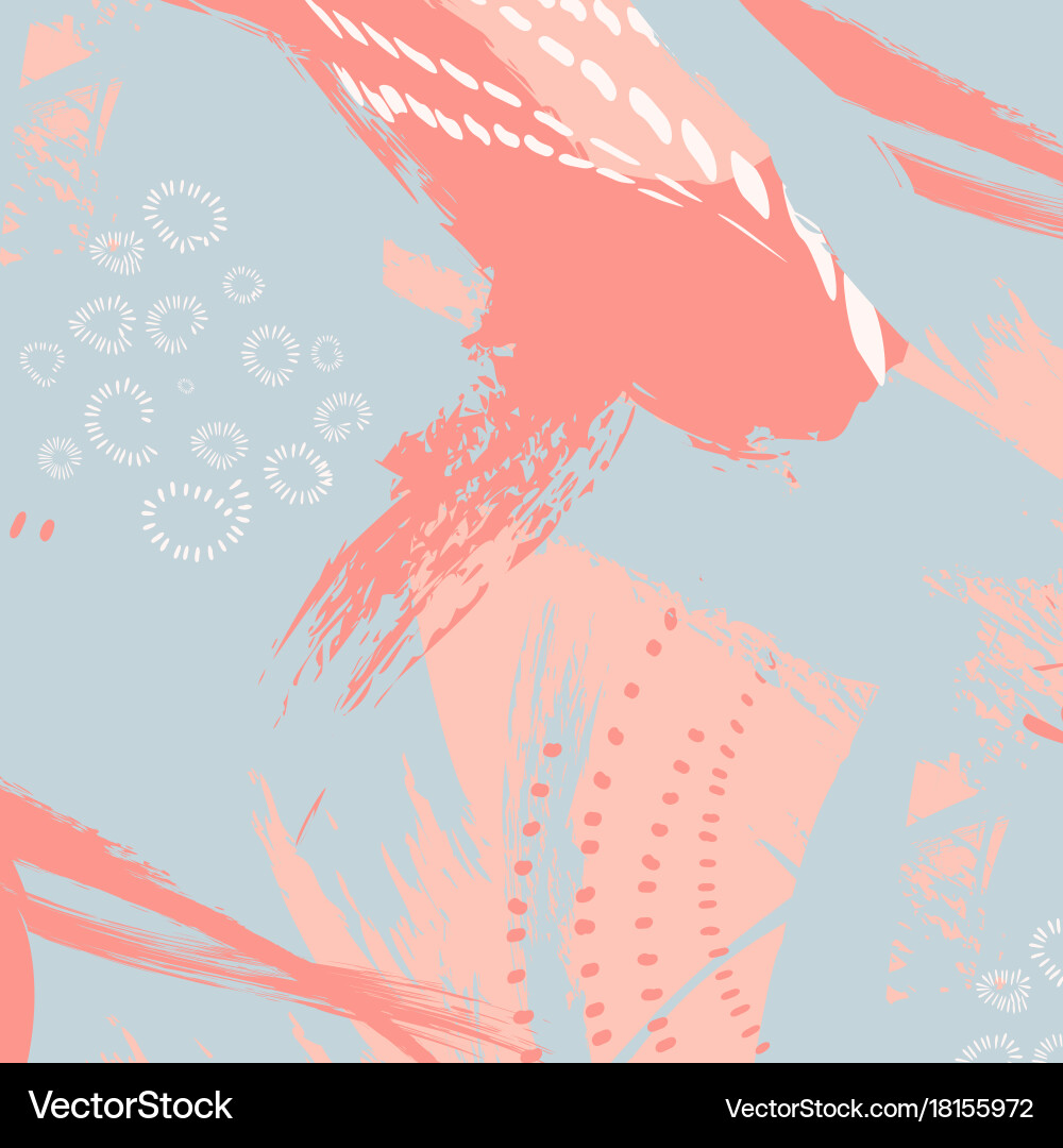 Pattern with brush stroke linesstripe vector image