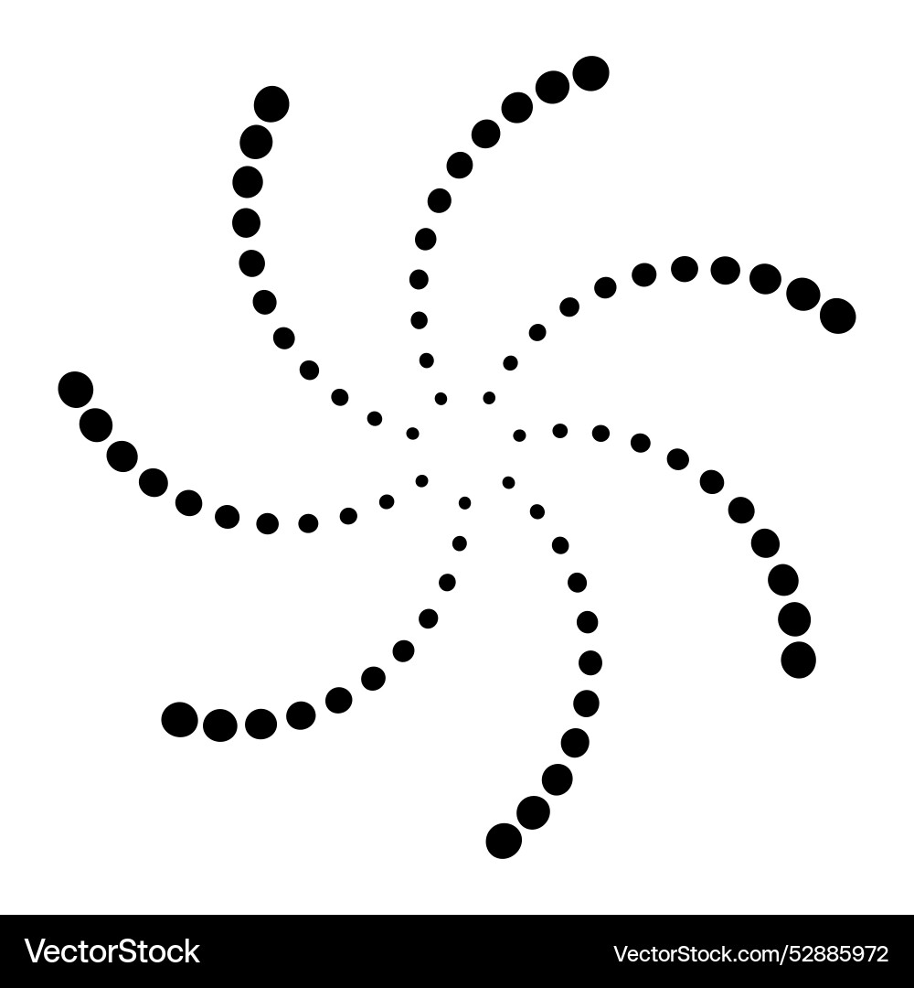 Vortex circle logo design element icon vector image