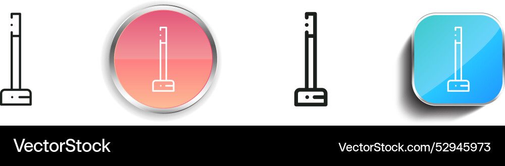 Chishi icon thin linear regular and button style Chishi icon thin linear regular and button style Vector Image