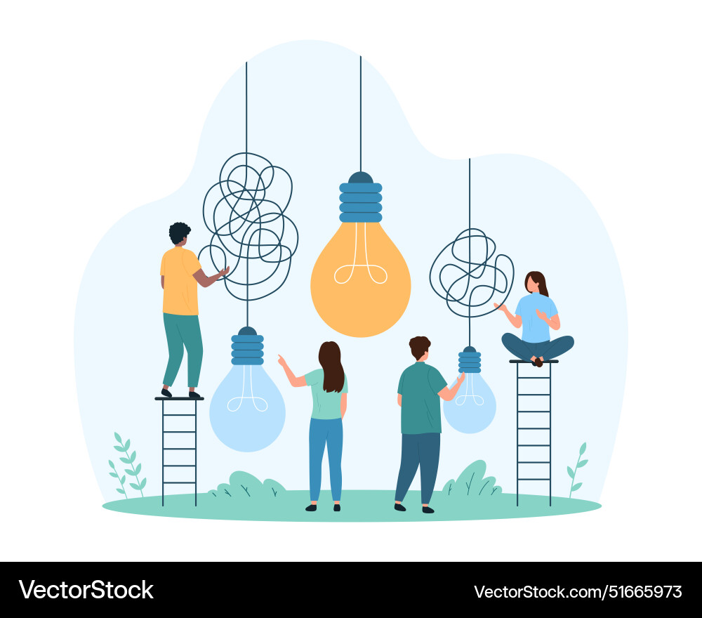 Clarity and simplification of solving problem Clarity and simplification of solving problem vector image