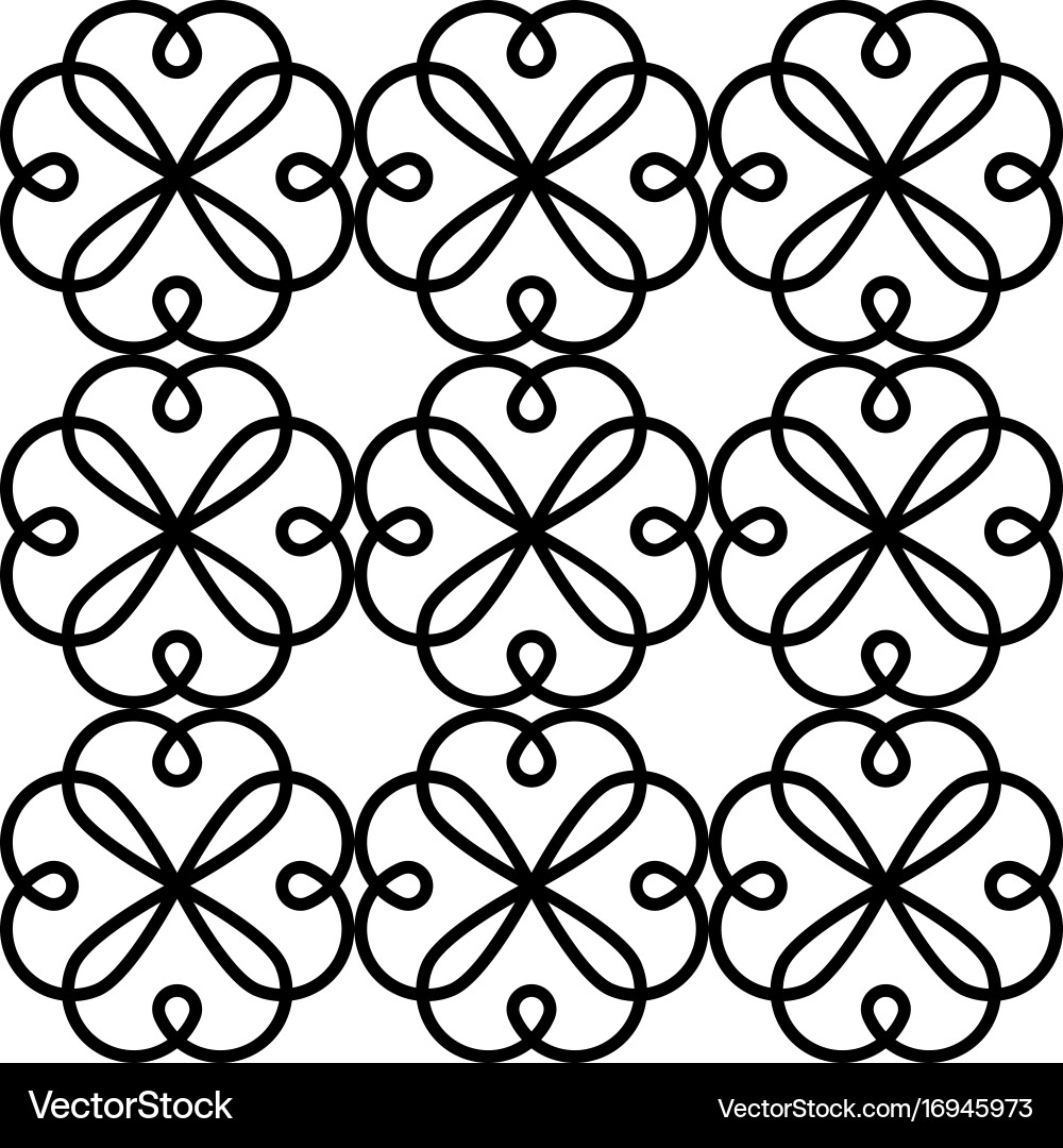 Geometric seamless pattern abstract orname Vector Image