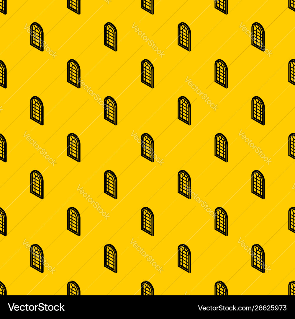Palace window frame pattern Vector Image