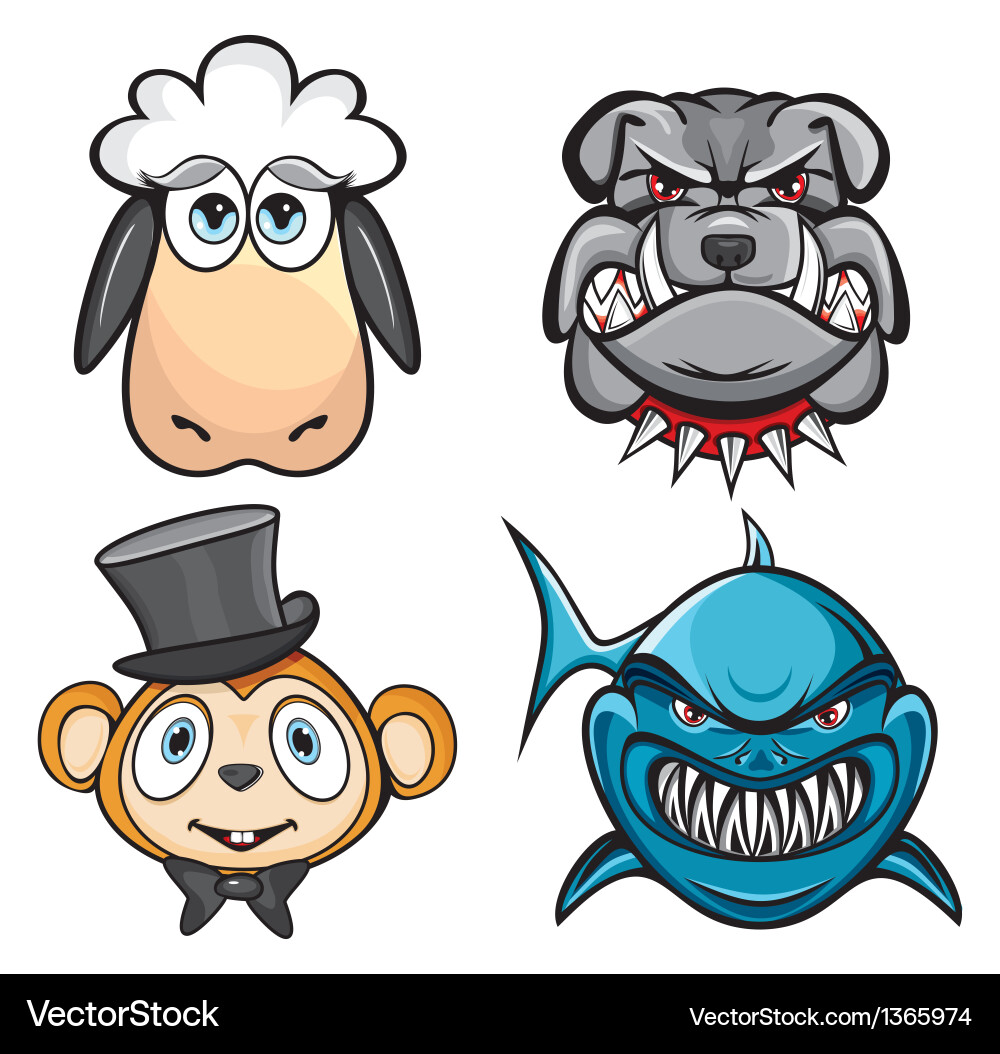 Animal collection Royalty Free Vector Image - VectorStock