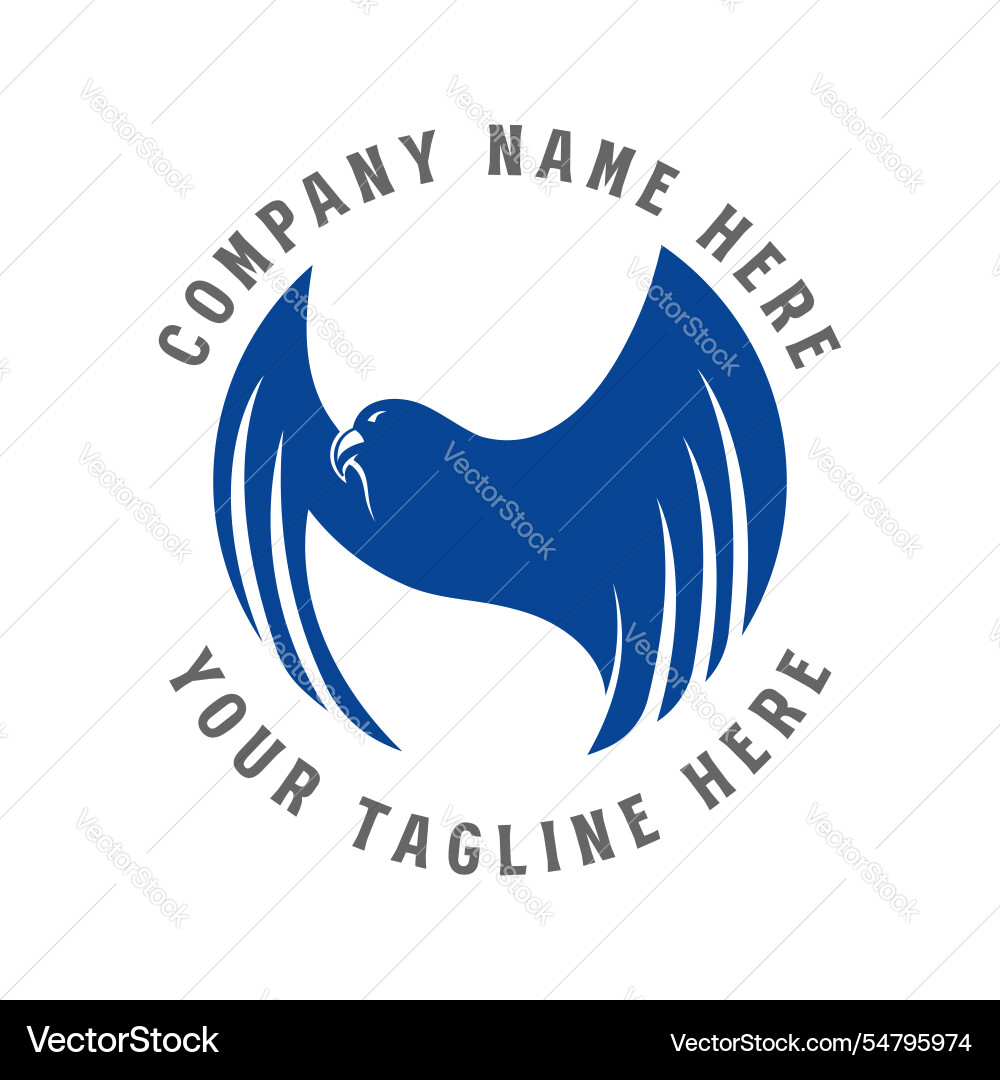Eagle falcon hawk vow kits phoenix badge emblem Eagle falcon hawk vow kits phoenix badge emblem vektorbild
