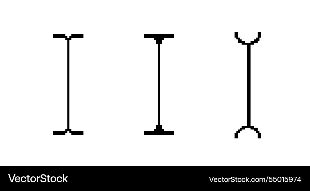 Linear icon for text editing and formatting vector image