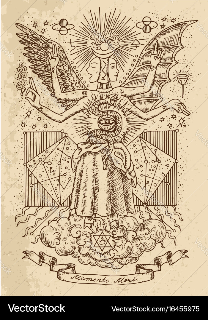 Ancient Wisdom Symbol Vector Image