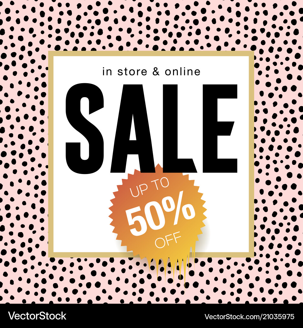 Sale banner template design online shopping