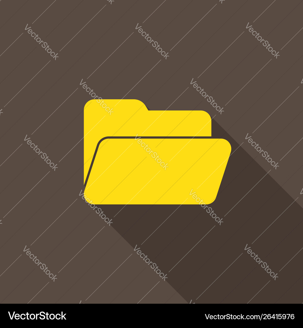 File or folder icon File or folder icon vector image