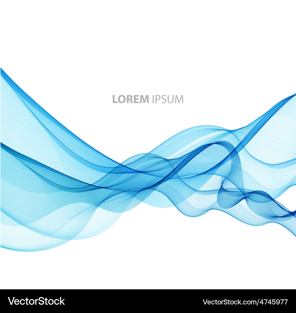 Abstract curved lines background template Vector Image