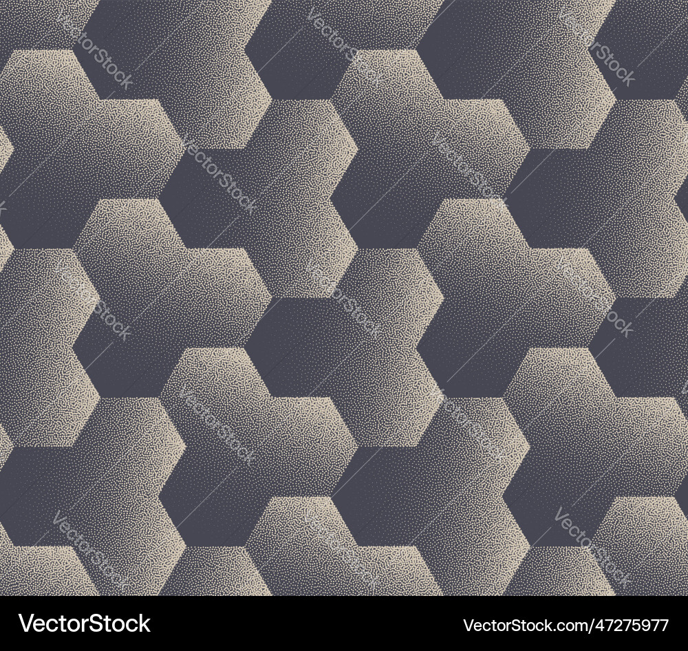 Classy geometric seamless pattern dot work style Vector Image